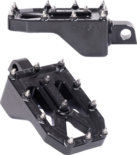 Aggressor Footpegs - Rear - Black