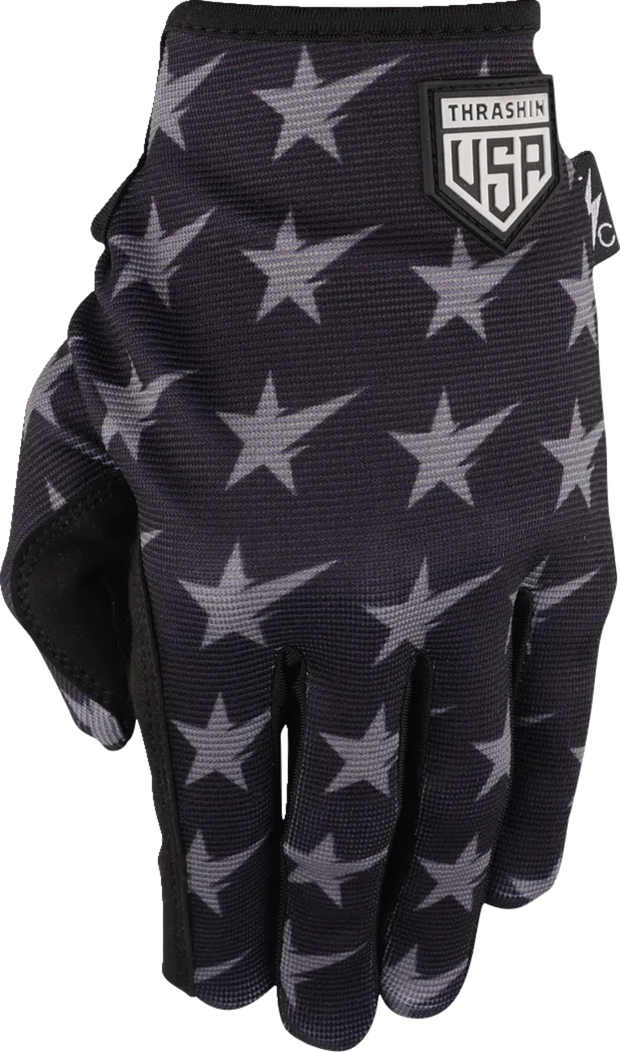 Stars & Bolts Stealth Gloves - Black/Gray - Large
