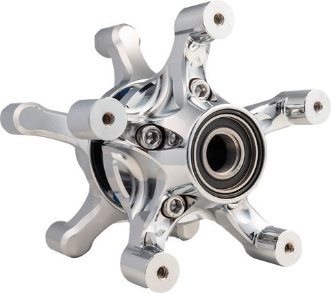 Spider Hub - Dual Disc - Front - Chrome