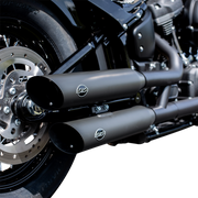Slash Cut Mufflers - 50 State - Black