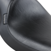 Silhouette Full-Length Seat - Smooth - Black - Dyna '91-'95