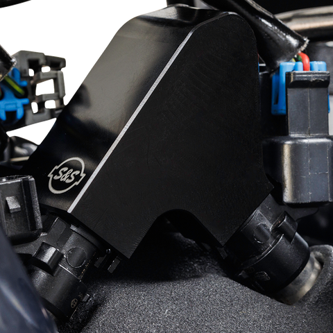 Replacement Fuel Rail Kit - Black - M8 Softail
