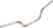 Handlebar - MX Moto - Welded Raw Stainless Steel