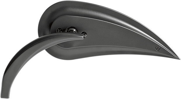 Mirror - Rad III - Side View - Teardrop - Black - Left