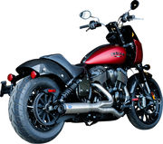 2-into-1 Qualifier Exhaust System - Stainless - 49-State - Indian Chief