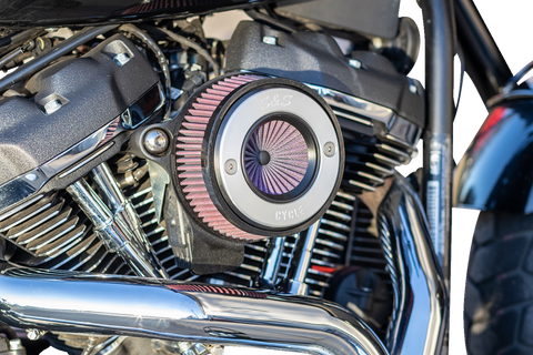 Air Stinger Stealth Air Cleaner Kit - Chrome Ring