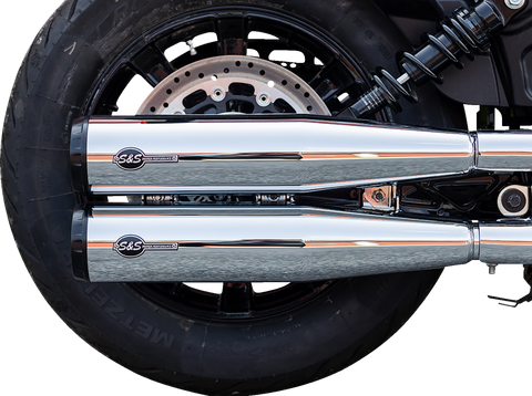 Grand National Slip-On Mufflers - Chrome - Race Only