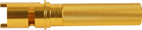 Throttle Tube - Knurled - 1" - Gen 2 TBW - Gold