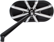 Mirror - Side View - Caged Series/10 Gauge - Black - Left