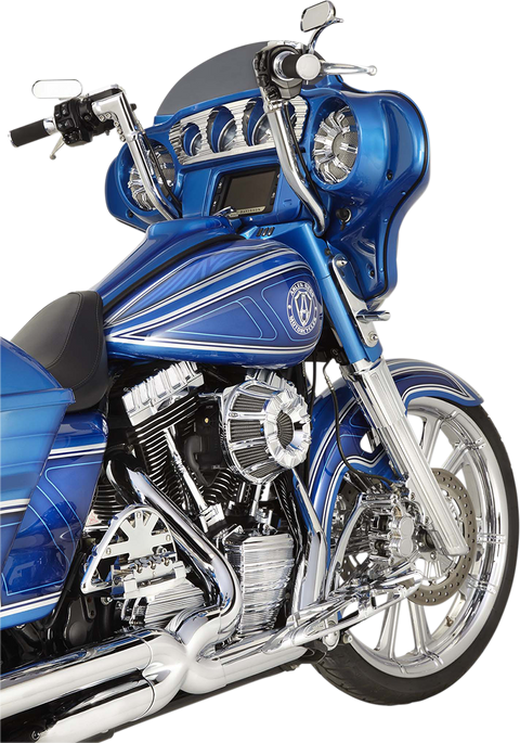 Inverted Series Air Cleaner Kit - Chrome