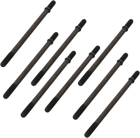 Cylinder Studs - 3/8-16 x 6.680" - 8 Pack - Evolution Big Twin