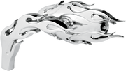 Mirror - Micro - Flamed - Side View - Oval - Chrome - Left