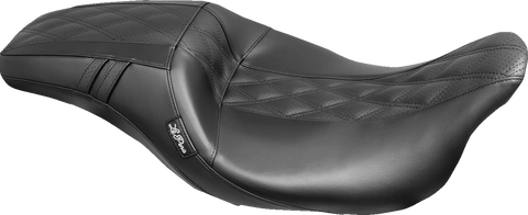 Outcast GT-2 Seat - Full-Length - w/o Backrest - Black Double Diamond - Perforated - FL &