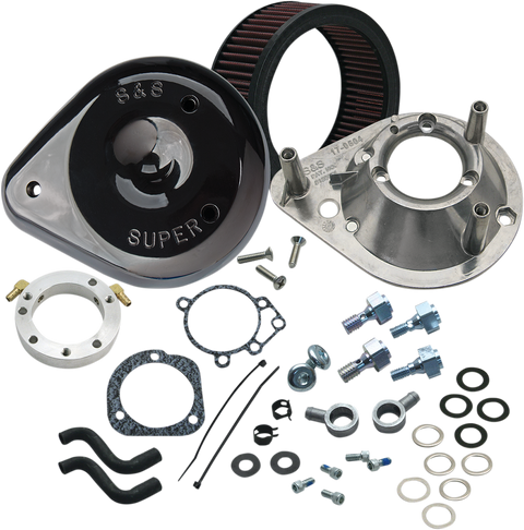 Teardrop Air Cleaner Kit - Gloss Black