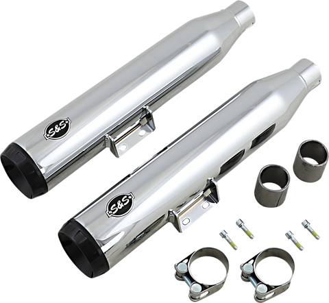 Grand National Slip-On Mufflers - Chrome