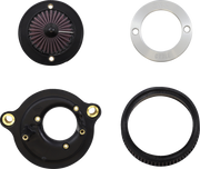 Air Stinger Stealth Air Cleaner Kit - Chrome Ring