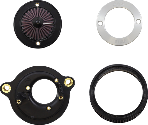 Air Stinger Stealth Air Cleaner Kit - Chrome Ring