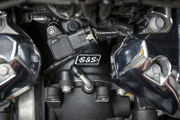 CNC-Ported 55 mm Intake Manifold - M8 - 55 mm - Black