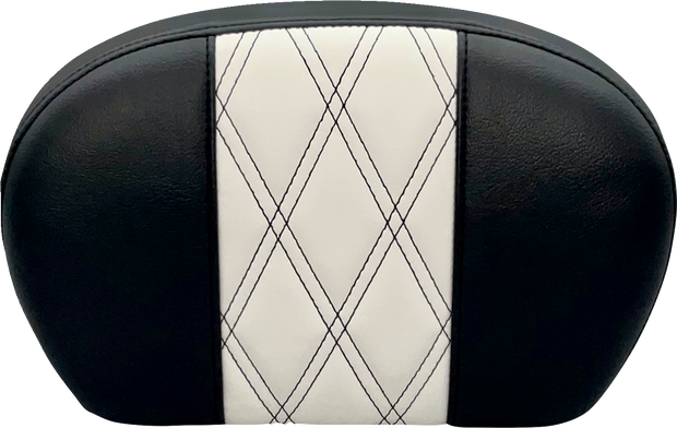 Sissy Bar Pad - Large - GT 1/HR 1 Inlay - Dull Black