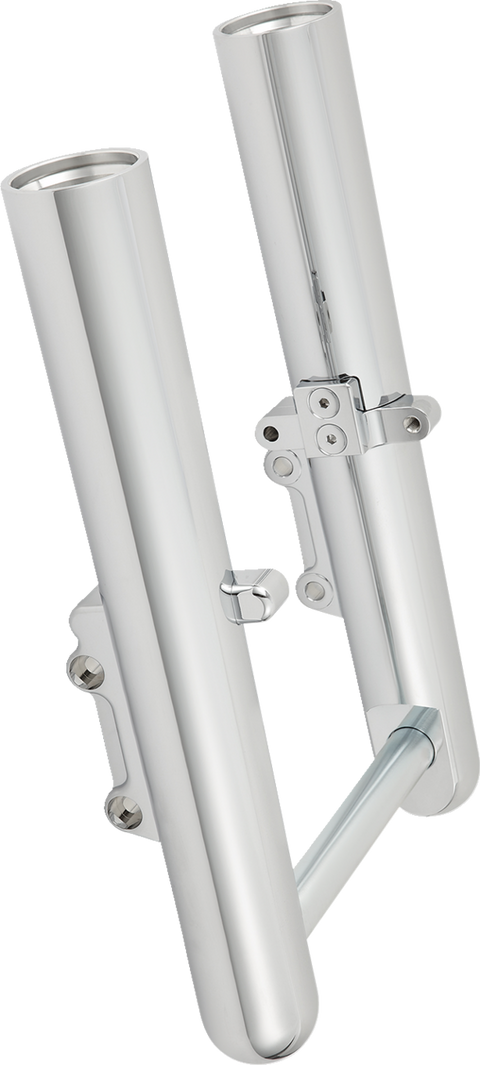 Fork Legs - Chrome - Smooth - Dual Disc