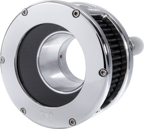 BA Series Air Cleaner Kit - Chrome - Black Filter