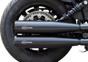 Grand National Slip-On Mufflers - Black - 50-State