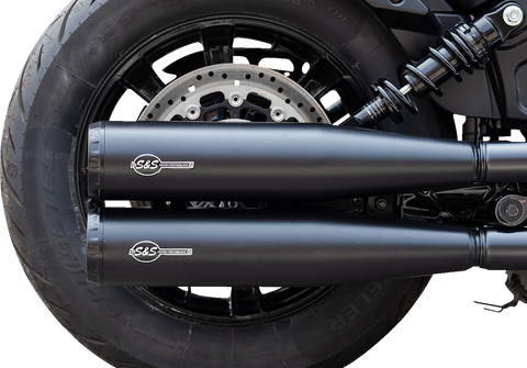 Grand National Slip-On Mufflers - Black - 50-State