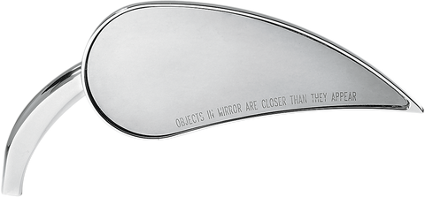 Mirror - Rad III - Side View - Teardrop - Chrome - Right
