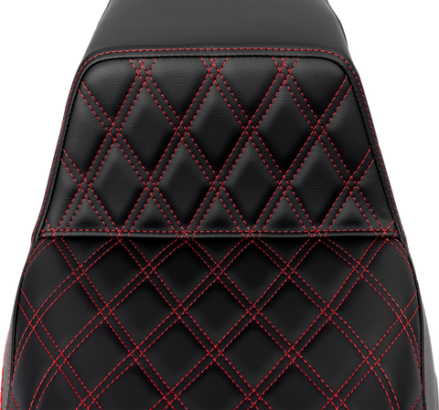 Step-Up Seat - Front Lattice Stitch - Red Stitch - FLH/FLT &