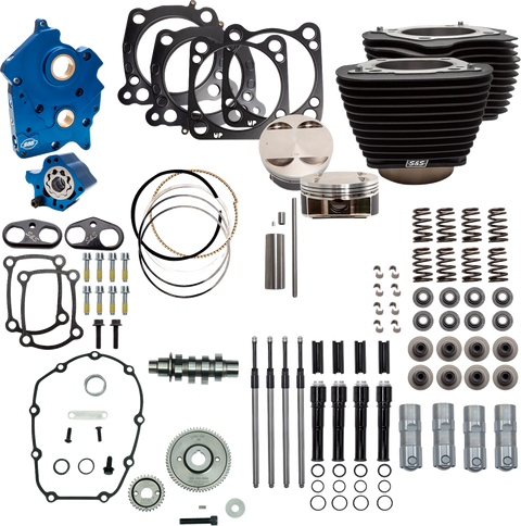 Power Pack - 4.375" Stroke - Oil Cooled - Black Granite w/Highlights - M8