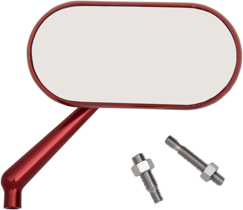 Mirror - Side View - Oval - Red - Right