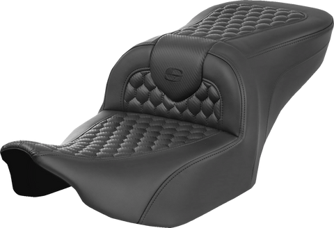Heated RoadSofa™ Seat - Honeycomb Stitch - w/o Backrest - FLH/FLT &