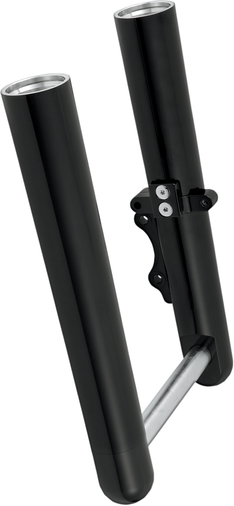 Fork Legs - Black Anodized - Hot Legs - Custom Single Disc - Smooth - &