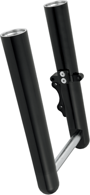 Fork Legs - Black Anodized - Smooth - Dual Disc