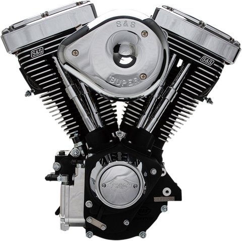 V96R Series Engine - Black - Custom Chassis | Evolution Big Twin