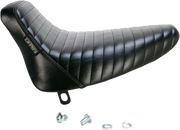 Bare Bones Solo Seat - Pleated - Black - Softail '84-'99