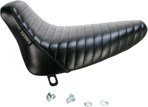 Bare Bones Solo Seat - Pleated - Black - Softail &