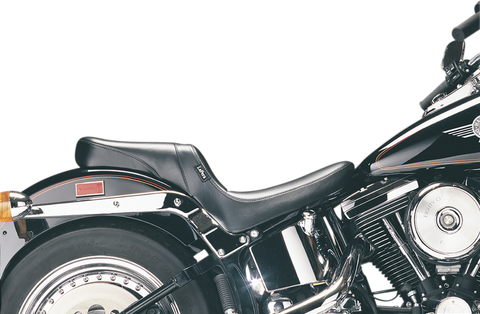 Daytona 2-Up Seat - Without Backrest - Smooth - Black - Softail &