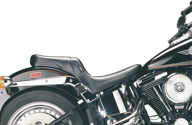Daytona 2-Up Seat - Without Backrest - Smooth - Black - Softail &