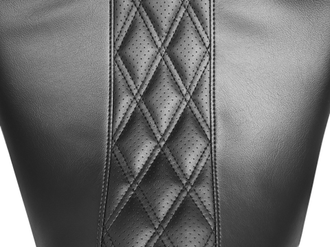 Outcast GT-2 Seat - Full-Length - w/o Backrest - Black Double Diamond - Perforated - FL &