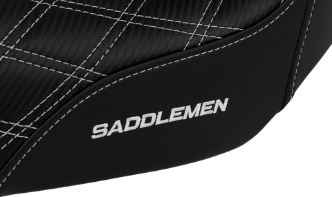 Pro Series SDC Performance Seat - Carbon Fiber/Lumbar Gripper - White Stitch - Dyna &