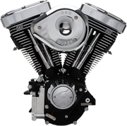 V80R Series Engine - Black - Custom Chassis | Evolution Big Twin