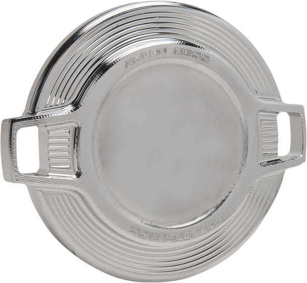 Vented Gas Cap - Bar - Chrome