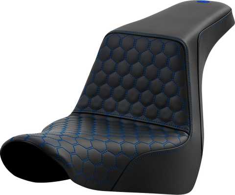 Step-Up Seat - Honeycomb - Blue Stitching - FL/FX &