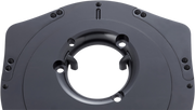 Replacement Breather Bolt Cover Plate - Inverted/Method/Clear Tear/Sidekick - Left - Black