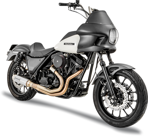 2-into-1 Exhaust System with Super Bike Muffler