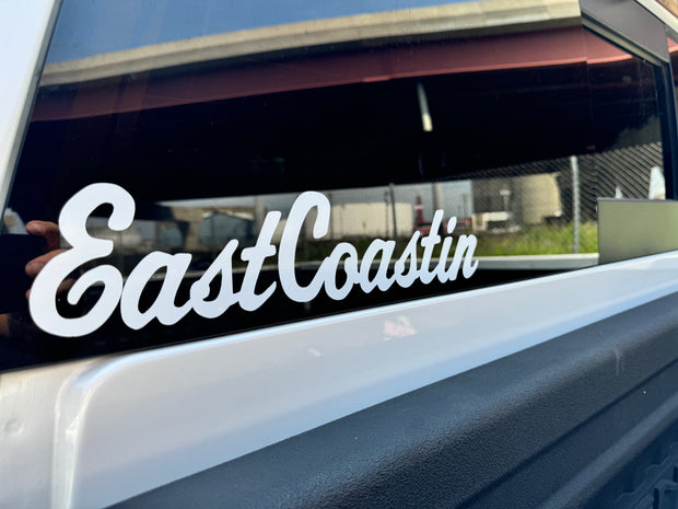 Eastcoastin Cursive Logo Truck Decal