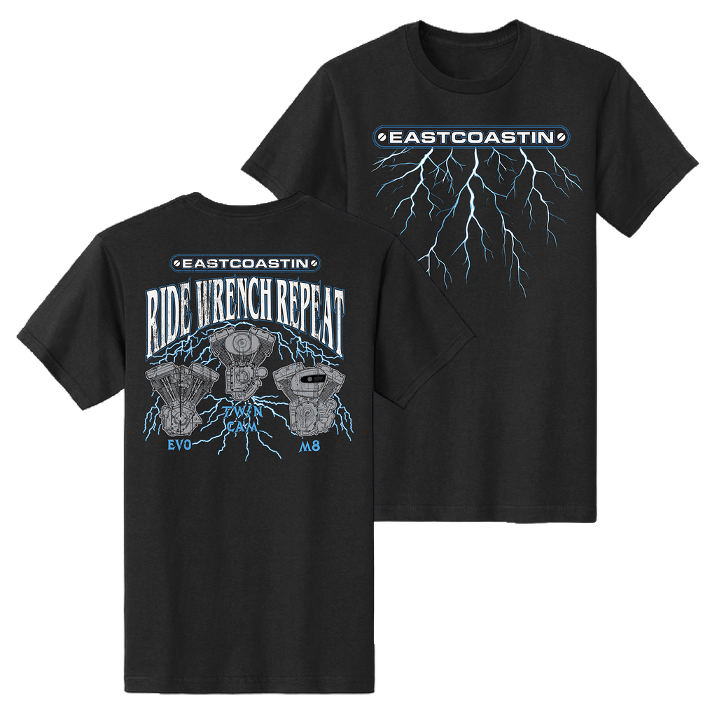 Ride Wrench Repeat Tee | Eastcoastin Tees – Eastcoastin-enterprises