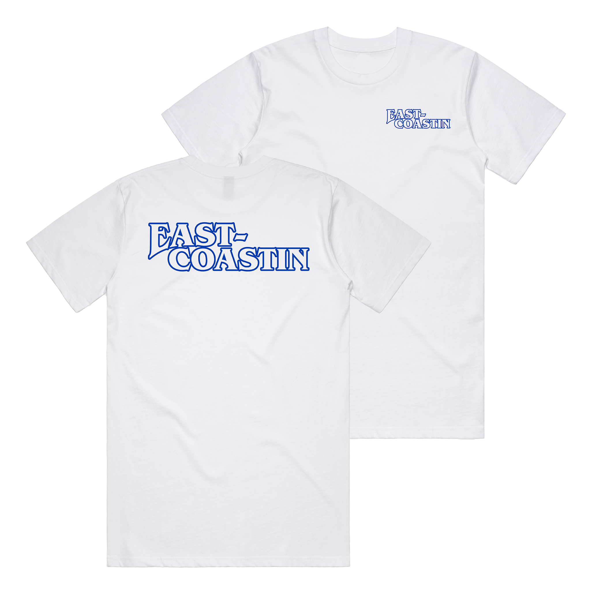 ST Tee Blue (white)