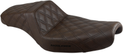 Step-Up Seat - Full Lattice Stitch - Brown - XL